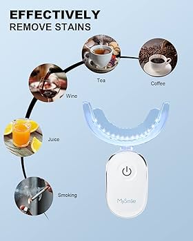 Home Tooth Cleaning Kit with LED Light Accelerator